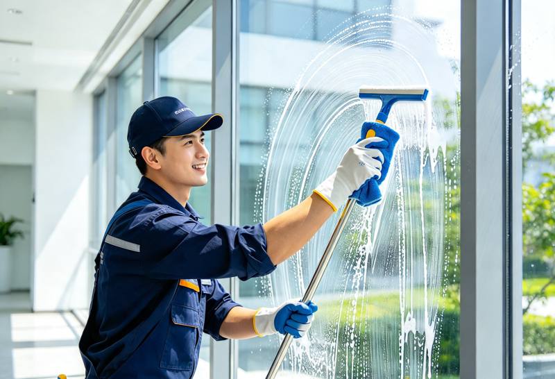 Illustrative image: Window and glass cleaning